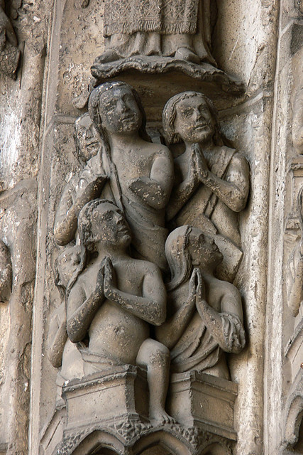 Sculpture gothique de la cathédrale de Chartres