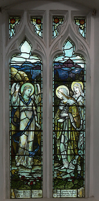 Two Mary's and Angel at the Tomb - Guilsborough, Northamptonshire