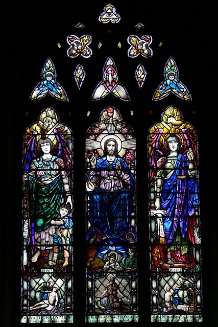 Vitrail commémoratif Arthur James - Churchover, Warwickshire