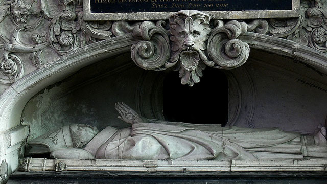 Cardinal Jean de la Grange Effigy - Amiens Cathedral, France