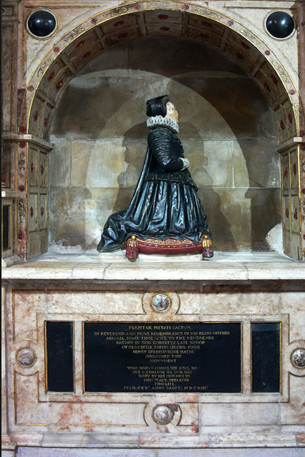 Monument à Abigail Goldsborough - cathédrale de Worcester