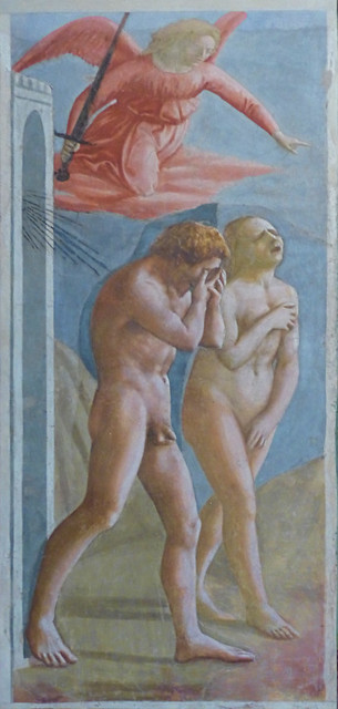 Expulsion d’Adam et Ève du Paradis - Brancacci Chapel, Florence