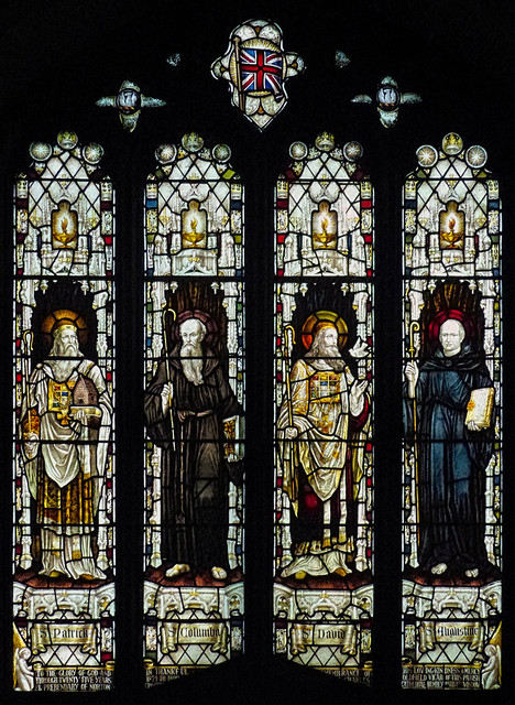 St Patrick, St Columba, St David and St Augustine - Stamford, Lincolnshire
