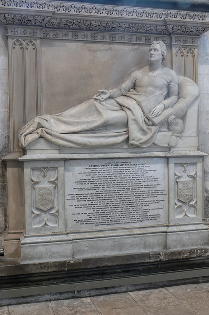 James Harris Earl of Malmesbury - Salisbury Cathedral