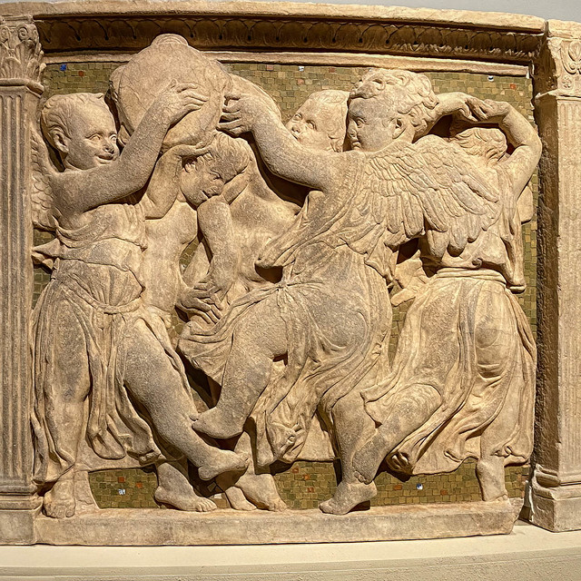 La chaire de Prato, décorée par Donatello