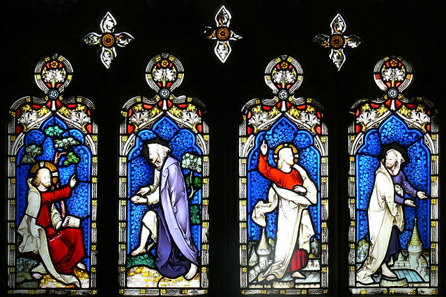Temptation of Jesus - Gloucester Cathedral