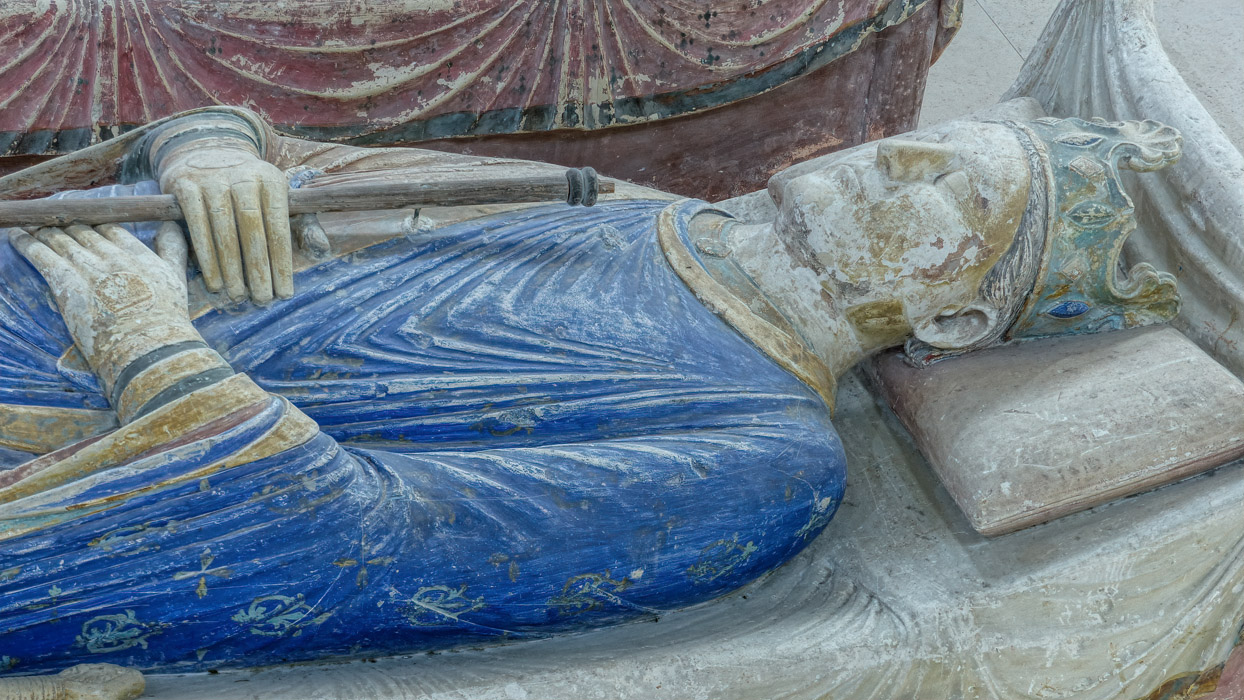 Tombe du roi Henri II d'Angleterre à l'abbaye de Fontevraud, France