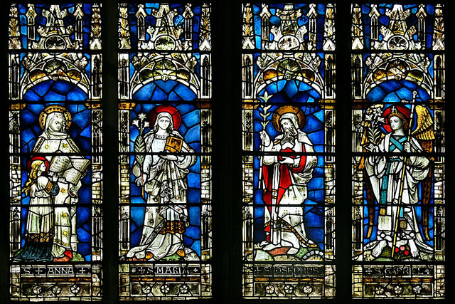 Les hautes fenêtres du choeur de la Cathédrale de Gloucester
