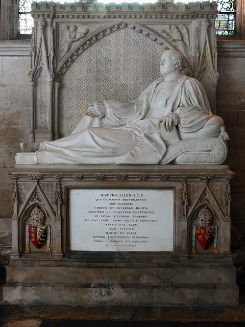 Monument de l'évêque Joseph Allen - Cathédrale d'Ély, Cambridgeshire