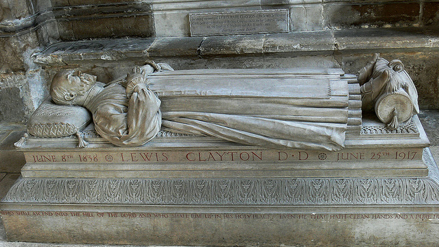 Lewis Clayton Tomb - Peterborough Cathédrale