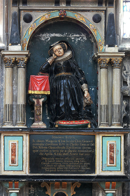 Monument de Margery Clent cathédrale de Gloucester