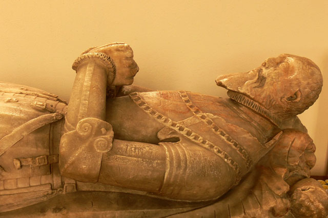 Michael Poulteney Effigy - Misterton, Leicestershire