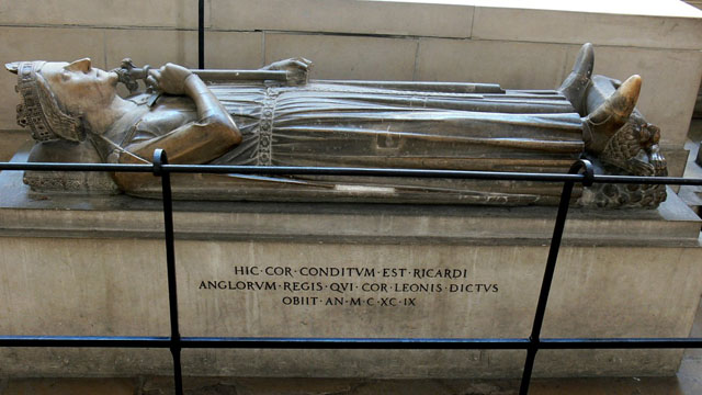 Richard Coeur-de-Lion, Cathédrale de Rouen, France