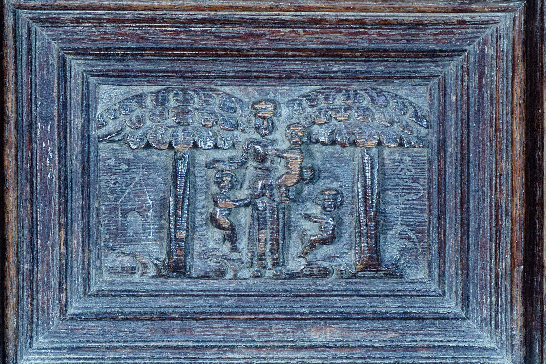 Vierge à l’Enfant avec figures d’accompagnement - Thenford Northamptonshire