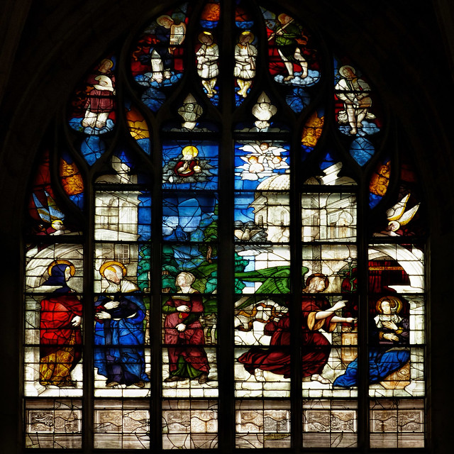 The Annunciation and Visitation by Bertin Duval (1531) - Alençon France