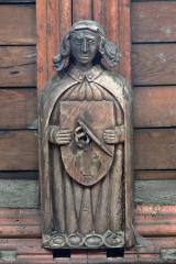 Mid 15th century oak Apostle