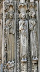 Old Testament Kings and Queens, romanesque sculpture, chartres