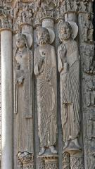 Old Testament Kings and Queens, romanesque sculpture, chartres