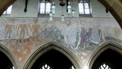 Three Quick and the Three Dead, medieval wall painting
