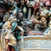 Cleansing the Temple Polychrome Relief - Amiens Cathedral