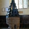 Romanesque font - St Margaret Crick