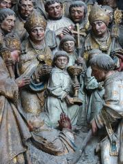 Sculpure gothique de la cathédrale d'Amiens