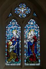 Annunciation and Madonna and Child - Abthorpe Northamptonshire