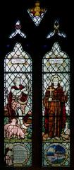 David the Psalmist and St Francis - Desborough, Northamptonshire