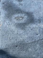 Lady Harrington Floor Slab - Gayton Northamptonshire