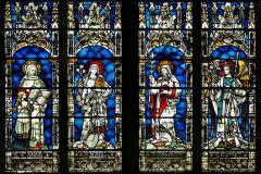 Les hautes fenêtres du choeur de la Cathédrale de Gloucester