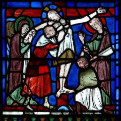 Glass panels from Sainte-Chapelle