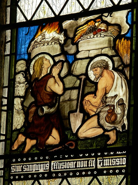 Middleton Cheney south chancel window by Ford Madox Brown