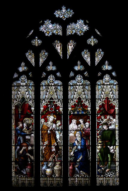 Marriage at cana - Tewkesbury Abbey