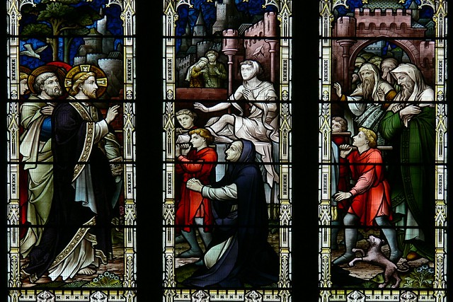 Raising the Widow's Son - Tewkesbury Abbey