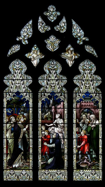 Raising the Widow's Son - Tewkesbury Abbey