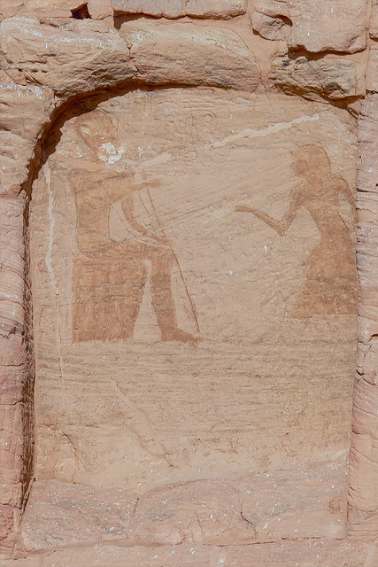 Ramesses Before A Seated Deity